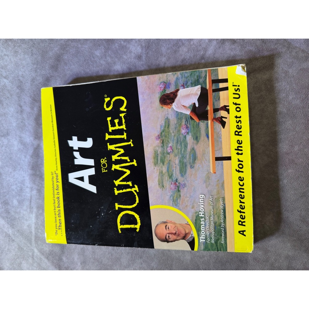 Art For Dummies Thomas Hoving Art History Appreciation Reference Book Paperback